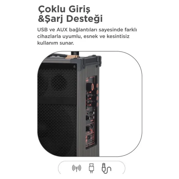 Torima D71 Bluetooth Hoparlör - Görsel 4