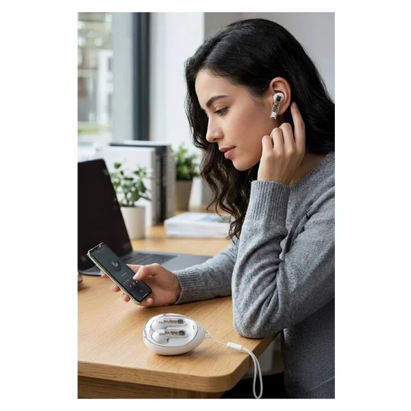 Torima G65 TWS Beyaz Kulak İçi Bluetooth Kulaklık - Görsel 4