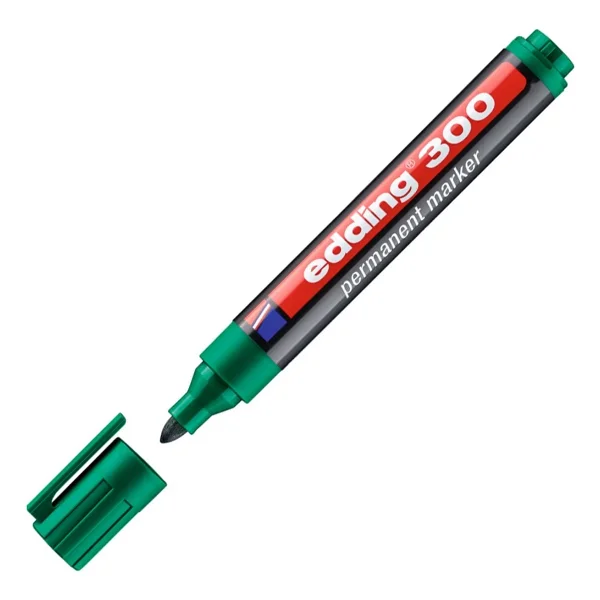 Edding 300 Yeşil Permanent Marker Kalem - Görsel 6