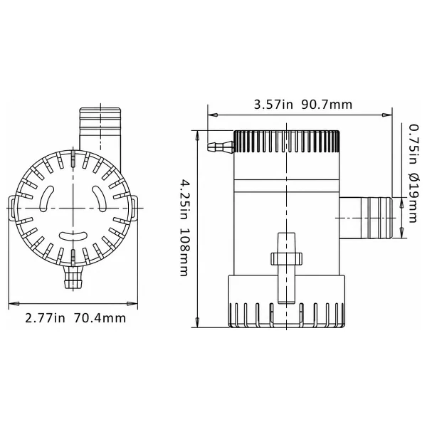 Seaflo Sintine Pompası 500 Gph 12 V - Görsel 4