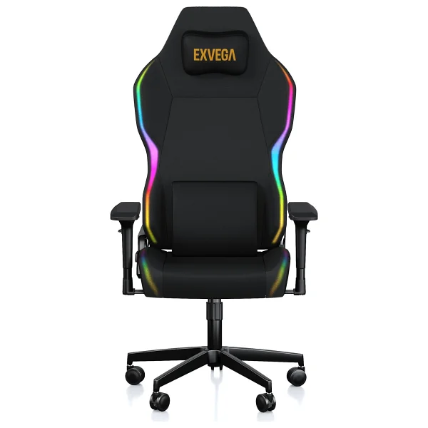 Exvega Lunar Active Hoparlörlü Masajlı RGB Kumaş Oyuncu Koltuğu - Görsel 3