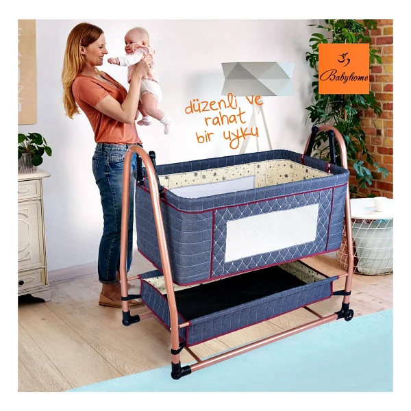 Baby Home 505 Maya Anne Yanı Sepet Beşik - Görsel 8