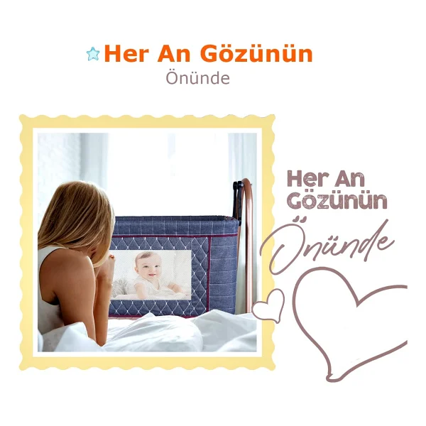 Baby Home 505 Maya Anne Yanı Sepet Beşik - Görsel 9