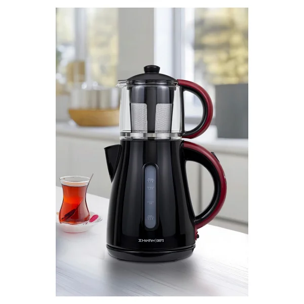 Heifer 1500 W Cam Demlikli Çay Makinesi - Görsel 6