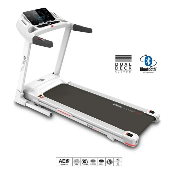 Voit Active White Plus Masajlı Katlanabilir Koşu Bandı - Görsel 6
