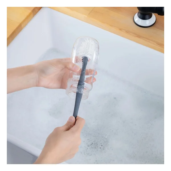 Babyjem Ekru Biberon Temizleme Fırçası Ergonomik Tasarım İle Derin Temizlik Sağlar - Görsel 2