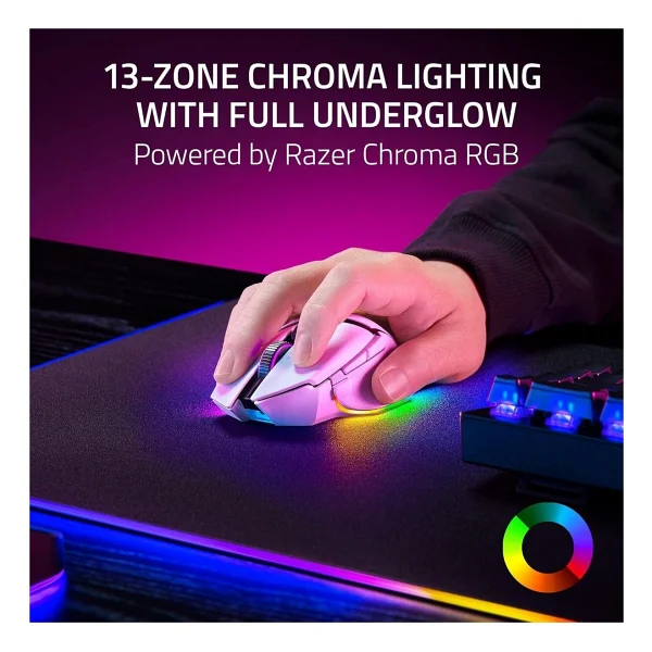 Razer Basilisk V3 Pro 35k Optik Kablolu/Kablosuz Oyuncu Mouse - Görsel 10