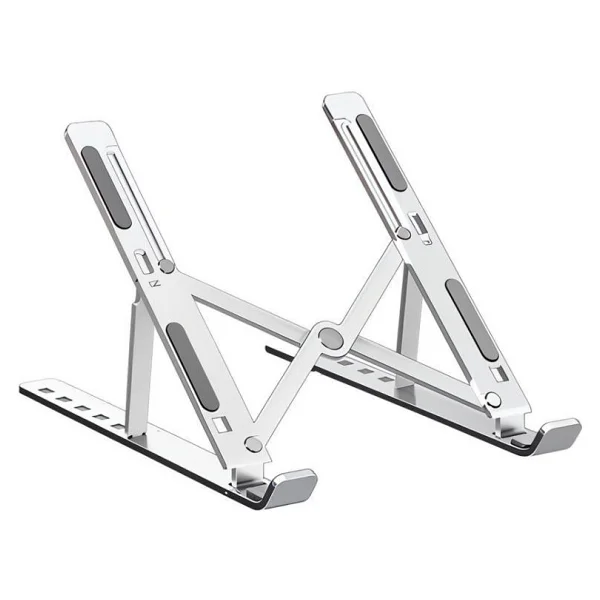 Torima Laptop Standı Katlanabilir Taşınabilir MacBook Notebook Standı Jx18 Gümüş - Beyaz - Görsel 6