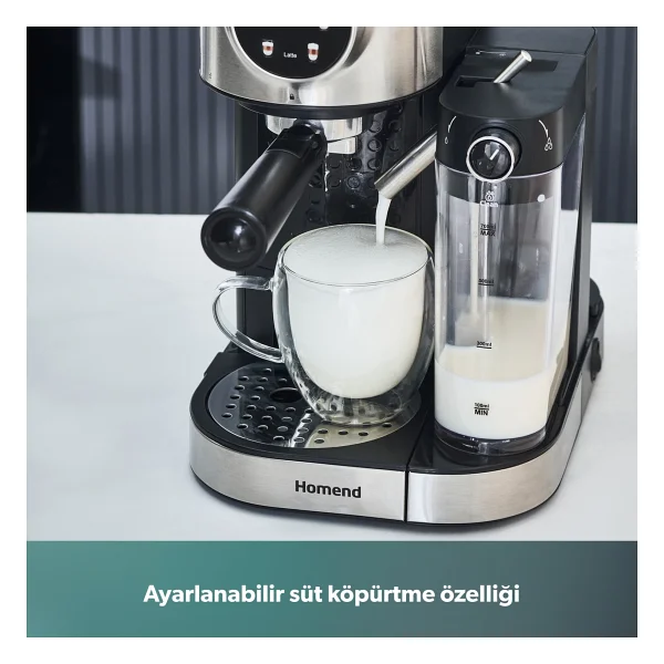 Homend Coffeebreak 5015h Yarı Otomatik Espresso Makinesi - Görsel 4