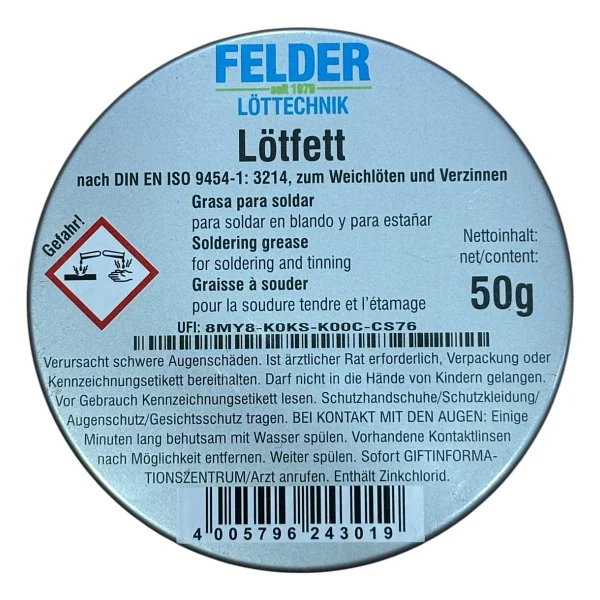 Lehim Pastası Lötfett 50gr - Görsel 5