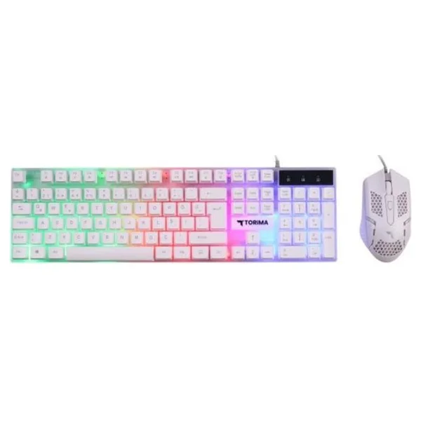 Torima TMK-03 Beyaz RGB Kablolu Oyuncu Klavye Mouse Seti - Görsel 7