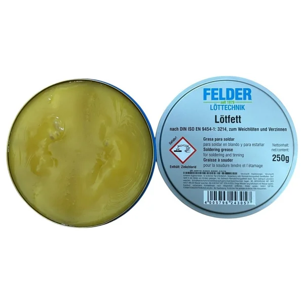 Felder Lötfett 250 Gr Lehim Pastası - Görsel 3
