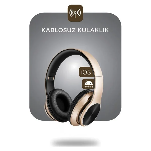 Torima P575 Kablosuz Kulak Üstü Bluetooth Kulaklık - Görsel 2