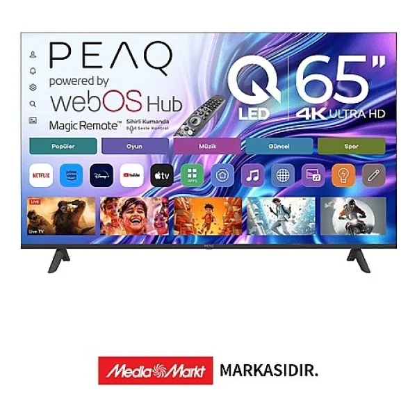 Peaq 43q90 Full HD 43" 108 Ekran Uydu Alıcılı Webos Smart QLED TV - Görsel 7