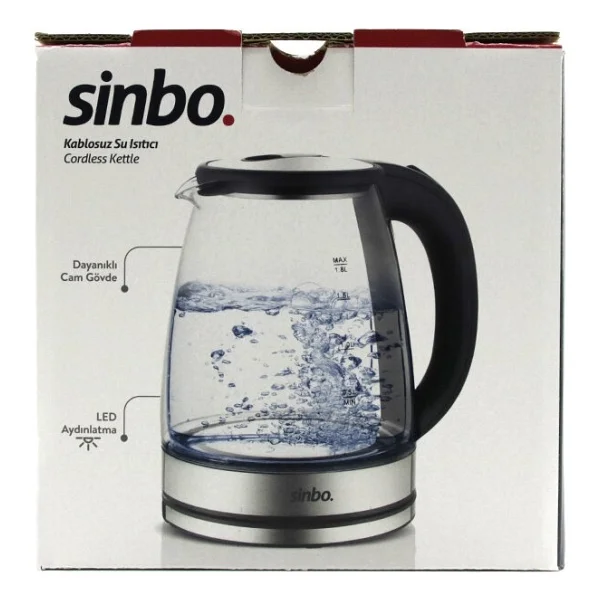 Sinbo Sk-8033 2000 W 1.8 Lt Cam Kettle - Görsel 4