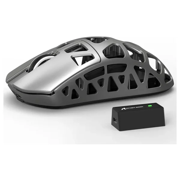 Attack Shark R3 Gri Şarjlı Optik Kablolu/Kablosuz Oyuncu Mouse - Görsel 4