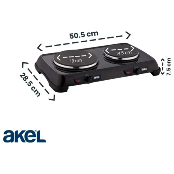 Akel Ap526 İkili Elektrikli Ocak - Görsel 4