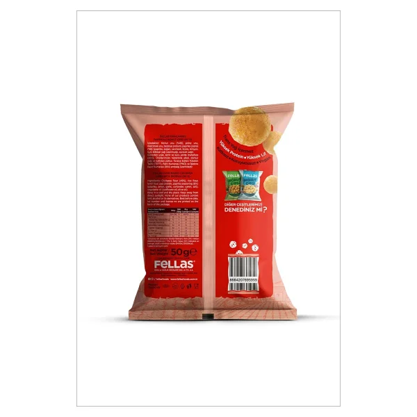 Fellas Nohut Cipsi 6'lı Mix - Mevsim Yeşillikleri (50 G) X 2 + Paprika (50 G) X 2 + Deniz Tuzlu (50 G) X 2 - Görsel 5