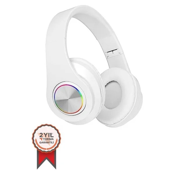 Torima B39s Beyaz Kulak Üstü Bluetooth Kulaklık - Görsel 6