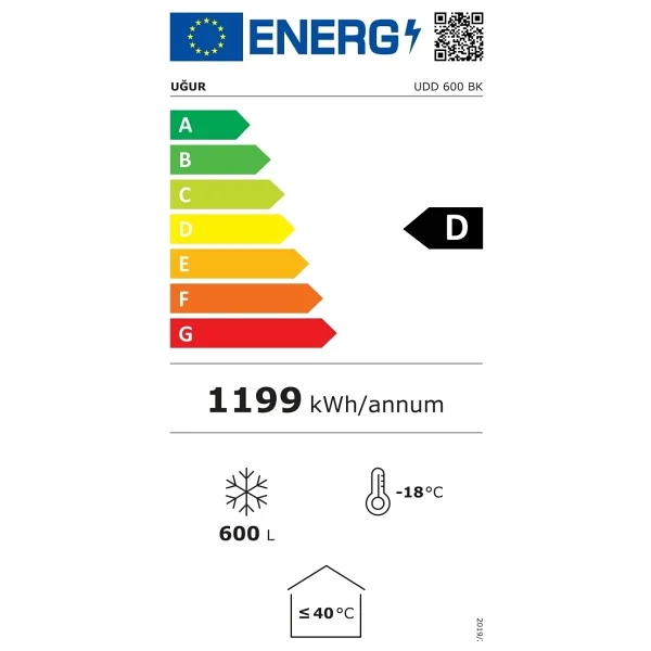 Uğur Udd 600 Bk Sandık Tipi Derin Dondurucu - Görsel 6