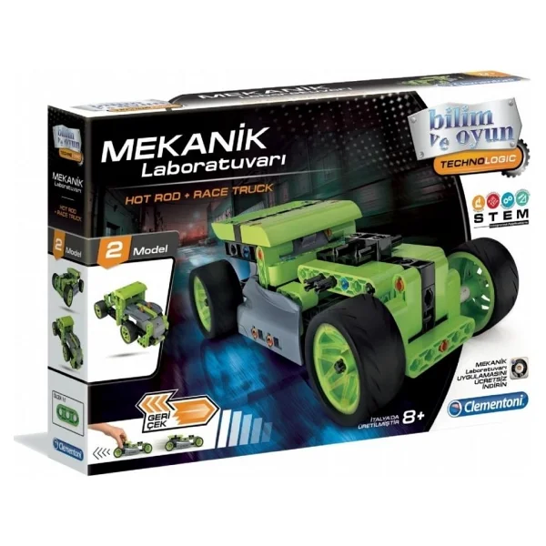 Clementoni Mekanik Laboratuvarı Hot Rod Ve Race Truck 64959 - Görsel 6