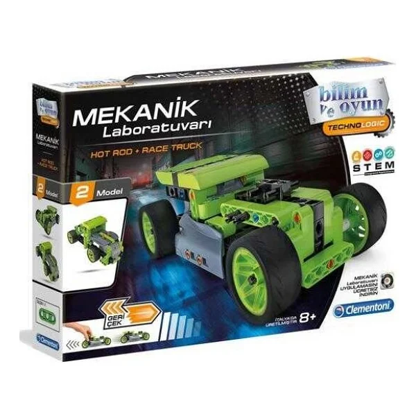 Clementoni Mekanik Laboratuvarı Hot Rod Ve Race Truck 64959 - Görsel 2