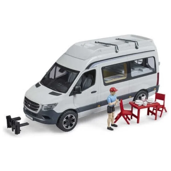 Bruder MB Sprinter Karavan, Aksesuarlar Ve Sürücüsü Br02672 - Görsel 6