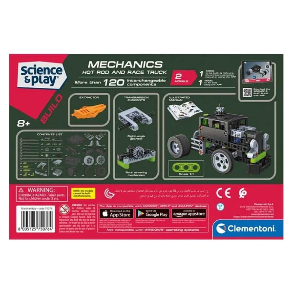 Clementoni Mekanik Laboratuvarı Hot Rod Ve Race Truck 75076tr - Görsel 8