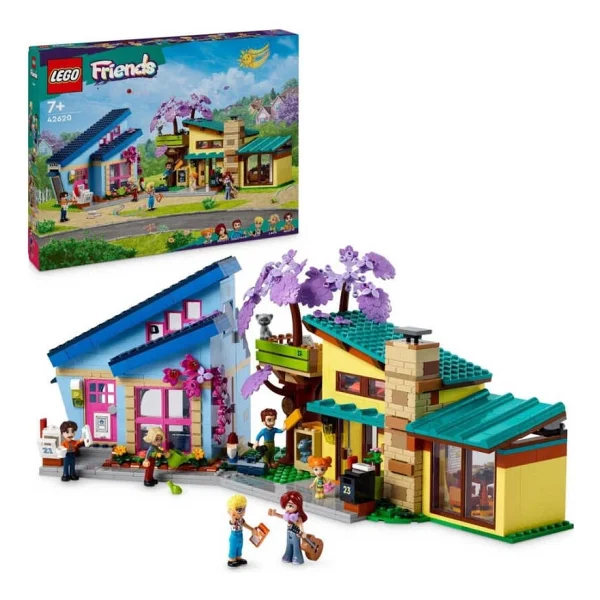 Lego 42620 Friends Olly Ve Paisley'nin Aile Evleri - Görsel 5