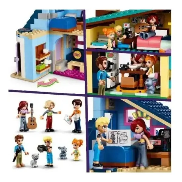 Lego 42620 Friends Olly Ve Paisley'nin Aile Evleri - Görsel 8