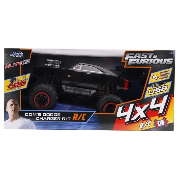 Jada Fast And Furious Rc 1970 Dodge 4x4 1:12 Uzaktan Kumandalı Araba 209002 - Görsel 3