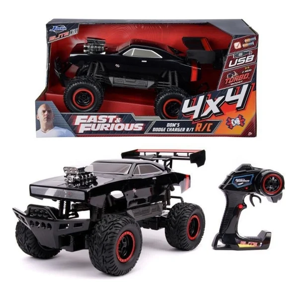 Jada Fast And Furious Rc 1970 Dodge 4x4 1:12 Uzaktan Kumandalı Araba 209002 - Görsel 5