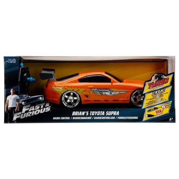 Jada Fast And Furious Rc 1995 Toyota Supra 1:16 Uzaktan Kumandalı Araba 206006 - Görsel 2