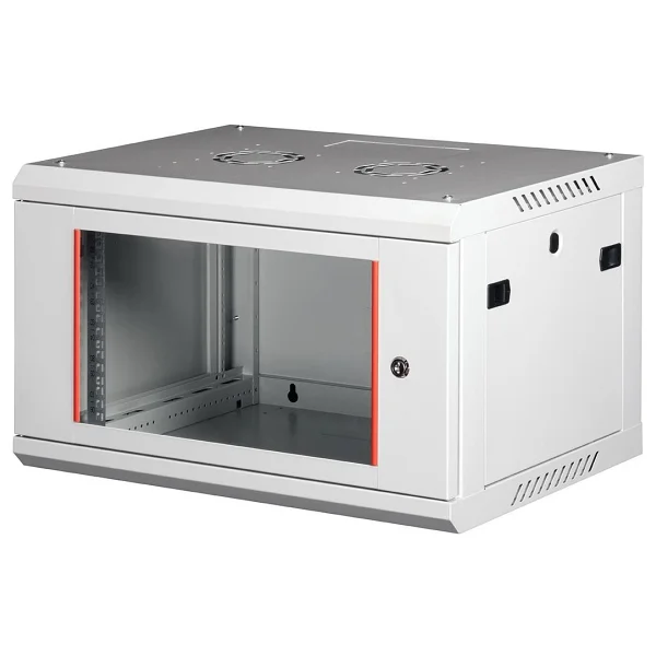 Lande - 6u 19" Duvar Tipi Rack Kabinet Genişlik: 600 Mm Derinlik: 450 Mm Açık Gri - Görsel 6