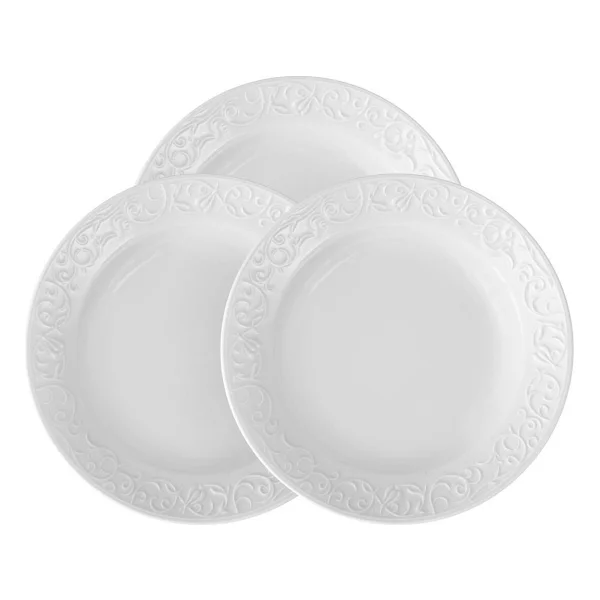 Güral Porselen Bahardalı 6 Adet 19 Cm Çukur Tabak - Gold - Görsel 3