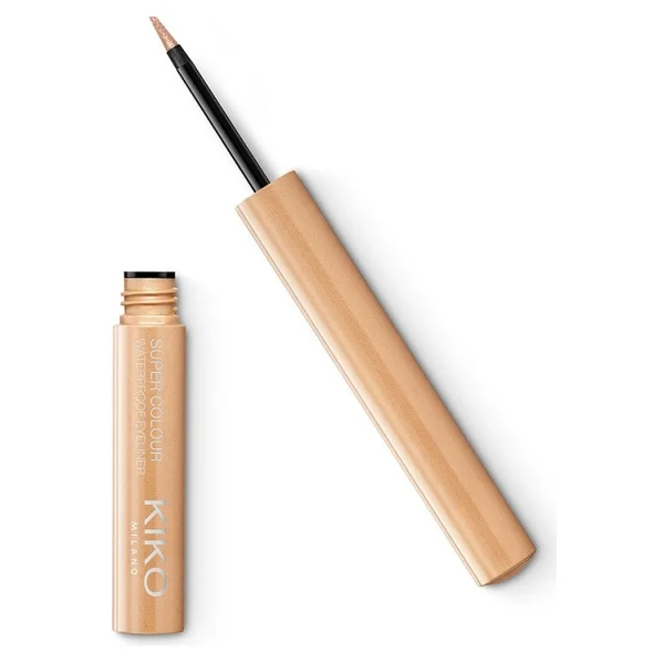 Kıko Milano New Super Colour Waterproof 02 Gold Likit Eyeliner - Görsel 2
