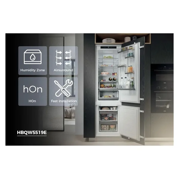 Haier HBQW5519E Kombi No Frost Ankastre Buzdolabı - Görsel 8