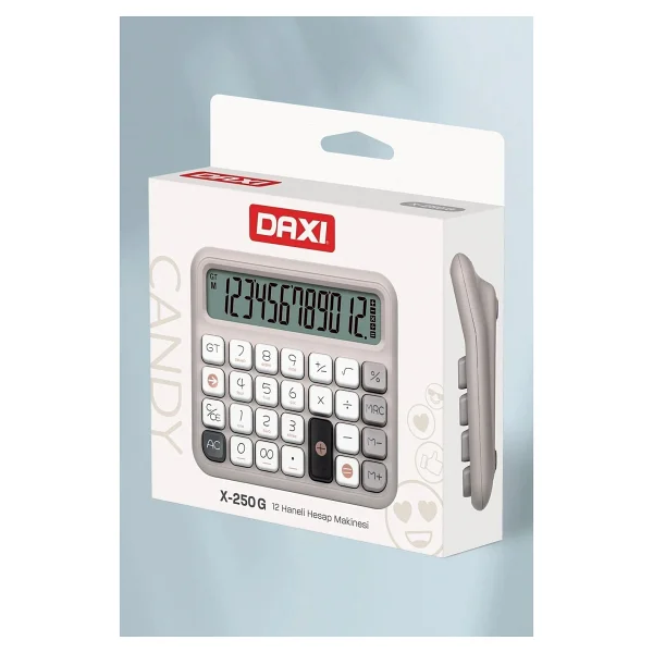 Daxi X-250 12 Haneli Hesap Makinesi - Görsel 6