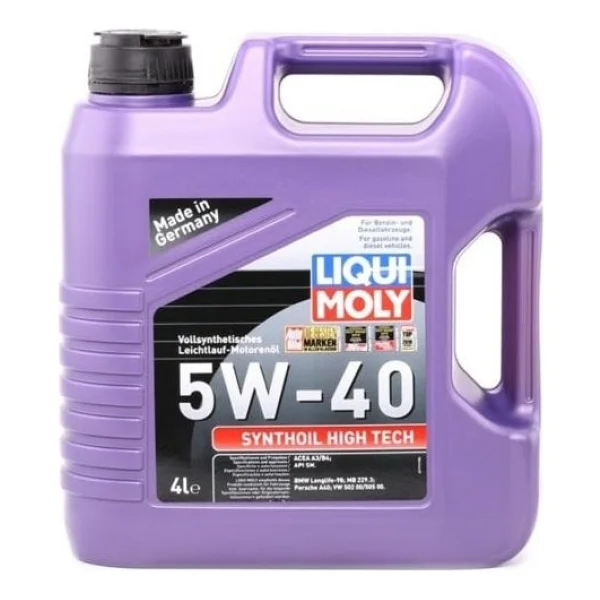 Liqui Moly Synthoil High Tech 5w-40 4 Lt Motor Yağı - Görsel 2
