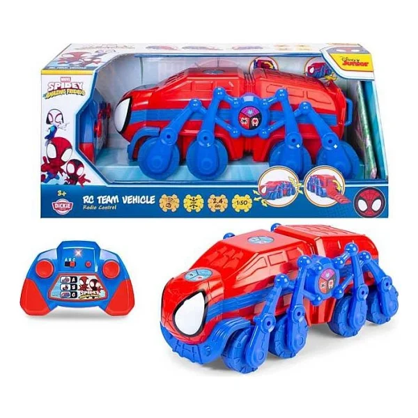 Jada Rc Spidey Team Vehicle 1:50 Uzaktan Kumandalı Araba 203226000 - Görsel 6
