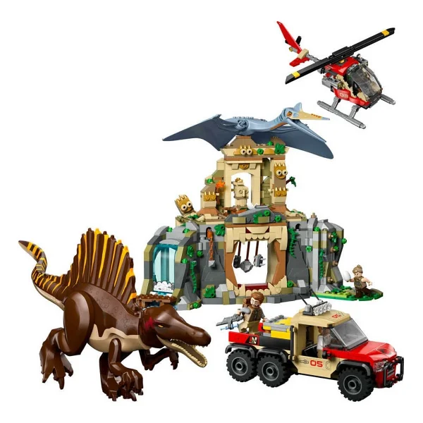 Lego 76976 Jurassic World Spinosaurus Ve Quetzalcoatlus Hava Görevi - Görsel 6