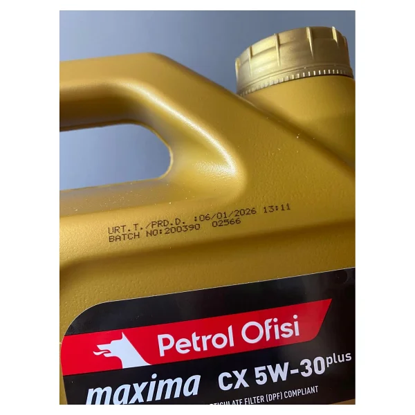 Petrol Ofisi Maxima Cx 5w-30 5 Lt Motor Yağı - Görsel 2