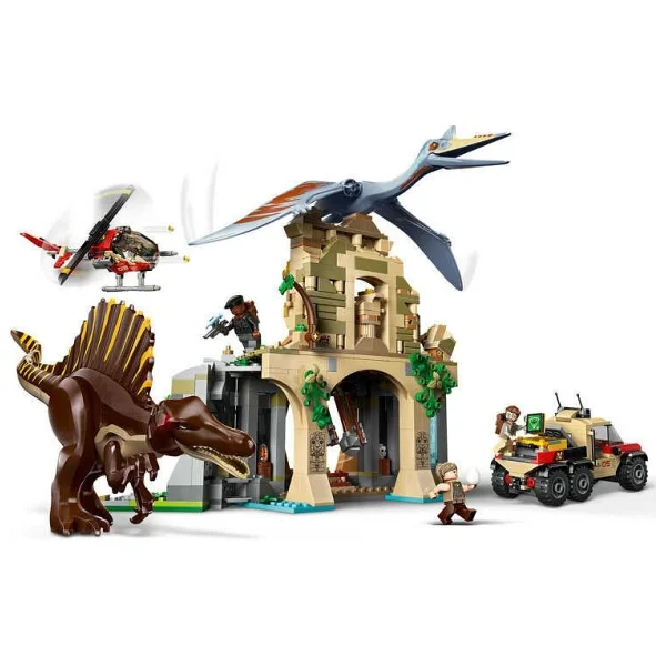 Lego 76976 Jurassic World Spinosaurus Ve Quetzalcoatlus Hava Görevi - Görsel 8