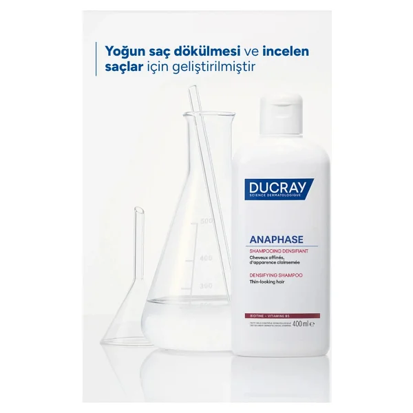 Ducray Anaphase Densifying 400 Ml Saç Dökülmesine Karşı Şampuan - Görsel 5