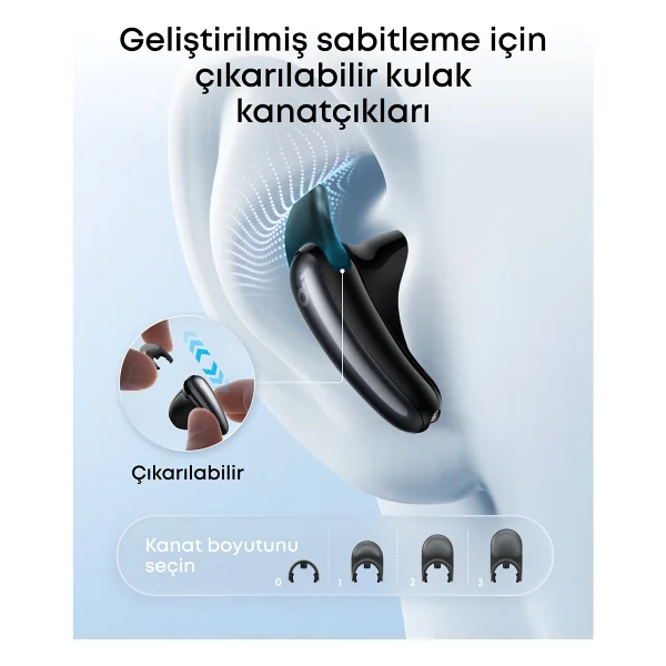 Anker SoundCore Liberty Buds ANC TWS Siyah Kulak içi Bluetooth Kulaklık - Görsel 6