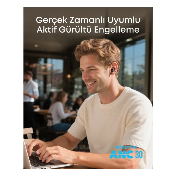 Anker SoundCore Liberty Buds ANC TWS Siyah Kulak içi Bluetooth Kulaklık - Görsel 7