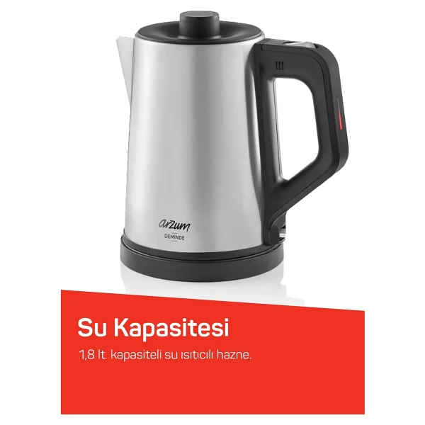Arzum Ar3129 Deminde Inox Çay Makinesi - Görsel 9