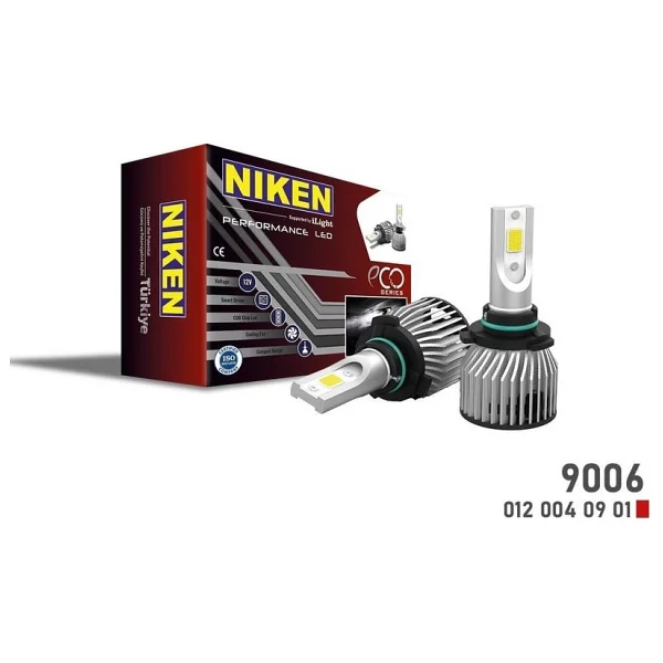 Niken Eco Serisi 12.000 Lümen /H7 / H4 / H11 / H1 / H10 / 9005 / 9006 LED Xenon Far Ampulu - Görsel 7