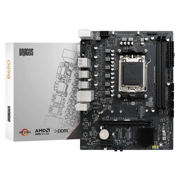Dragos B650 D5 Am5 DDR5 Micro Atx Anakart - Görsel 5