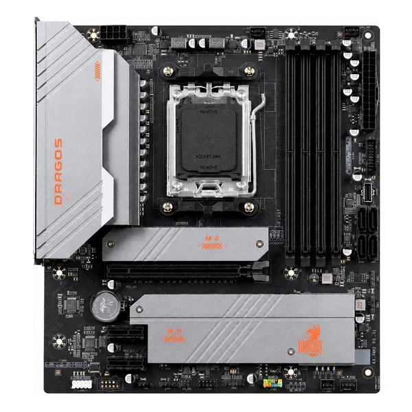 Dragos Gaming B650 4d 3x M.2 4x DDR5 6000mhz Type-C USB 3.2 Hdmi Dp 2.5 G.Lan Am5 Matx Anakart - Görsel 2
